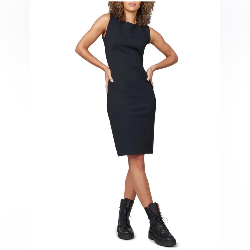 NWT Spanx Perfect Fitted Dress Black Sizes Large and Small - Picture 2 of 8